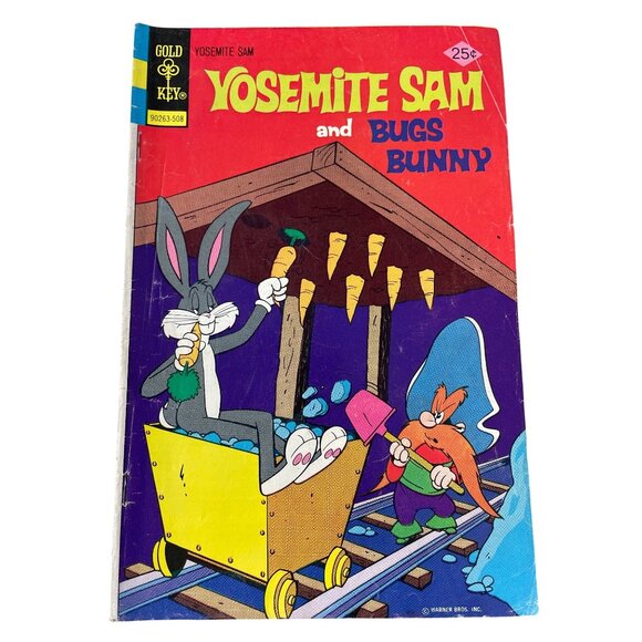 Gold Key Yosemite Sam and Bugs Bunny Comic #30 August 1975 Vintage Collection - Picture 1 of 6